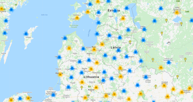 Trasa w kierunku państw bałtyckich - na jakim parkingu dla ciężarówek bezpiecznie spędzić noc na Litwie, Łotwie lub w Estonii?